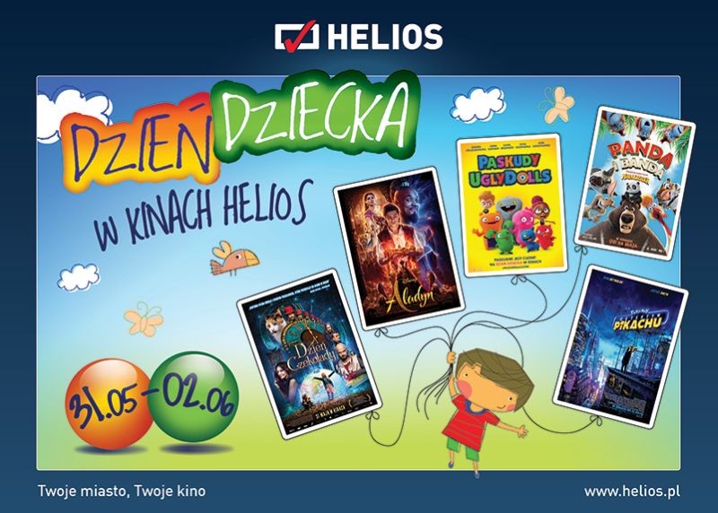 Weekend Dnia Dziecka w kinach Helios