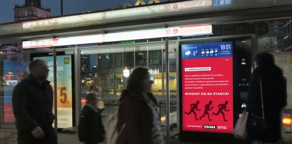 OSHEE na nośnikach AMS wspiera maratończyków w pionierskiej kampanii content marketingowej