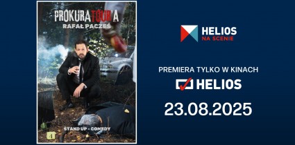 „ProkuraTOUR'a” – stand-up Rafała Paczesia tylko w kinach Helios!