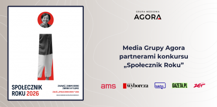 Media Grupy Agora wspierają konkurs „Społecznik Roku” 2026. Ruszył nabór zgłoszeń