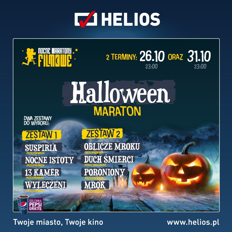 Helios prezentuje nocne seanse na Halloween