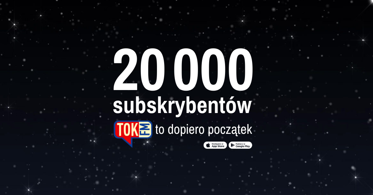 Już 20 tys. aktywnych subskrypcji TOK FM Premium