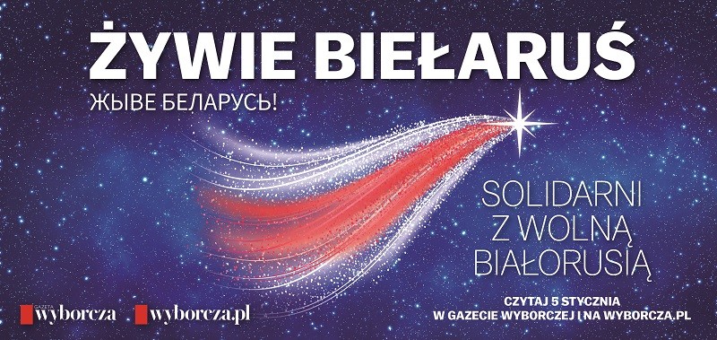 5 stycznia br. „Dniem solidarności z Narodem Białoruskim” w „Gazecie Wyborczej”