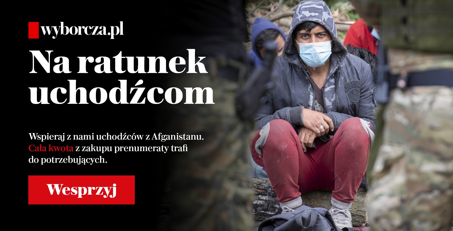 Wyborcza.pl uruchamia prenumeratę solidarnościową „Na ratunek uchodźcom”