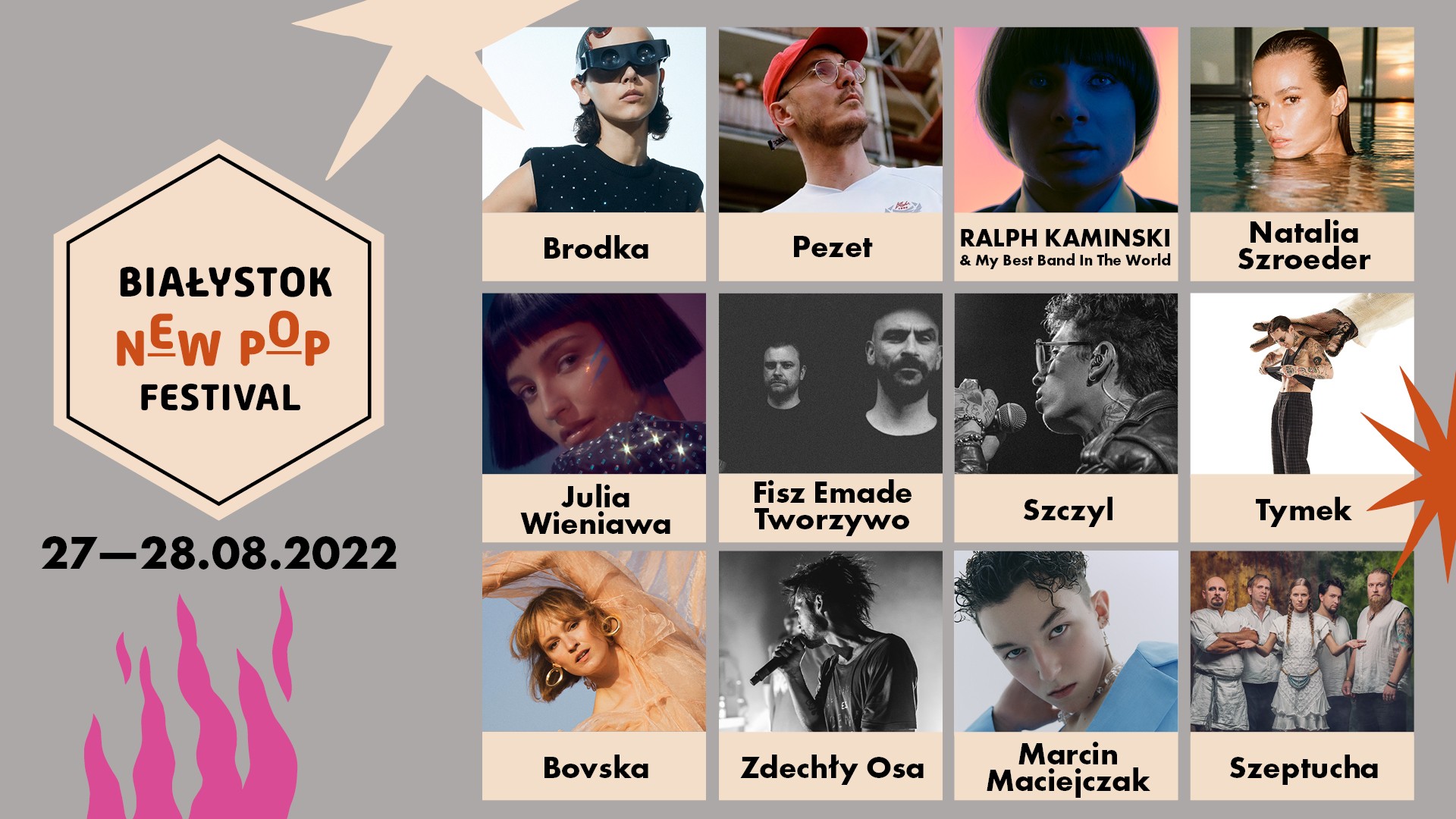 Białystok New Pop Festival 2022 – przedstawiamy pełen line-up