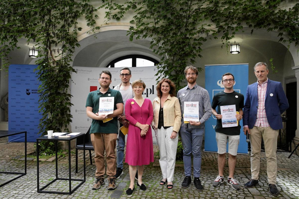 Wyłoniono laureatów „Wielkiego Testu Wiedzy o Warszawie” organizowanego przez „Wyborczą”
