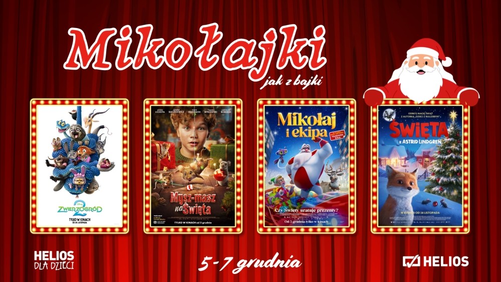 Helios zaprasza na Mikołajki jak z bajki!