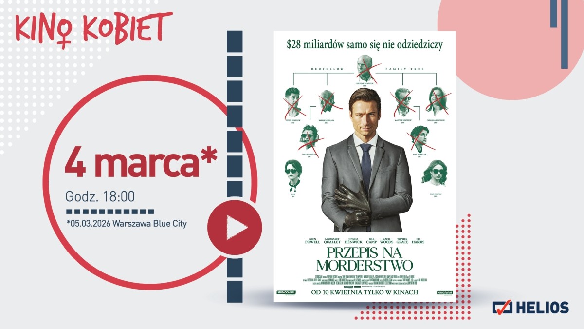 Marcowe Kino Kobiet w Heliosie z przedpremierą: „Przepis na morderstwo”