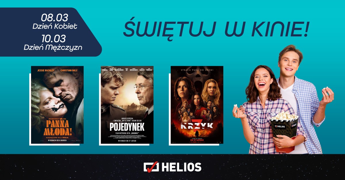 Dzień Kobiet i Dzień Mężczyzn w kinach Helios!