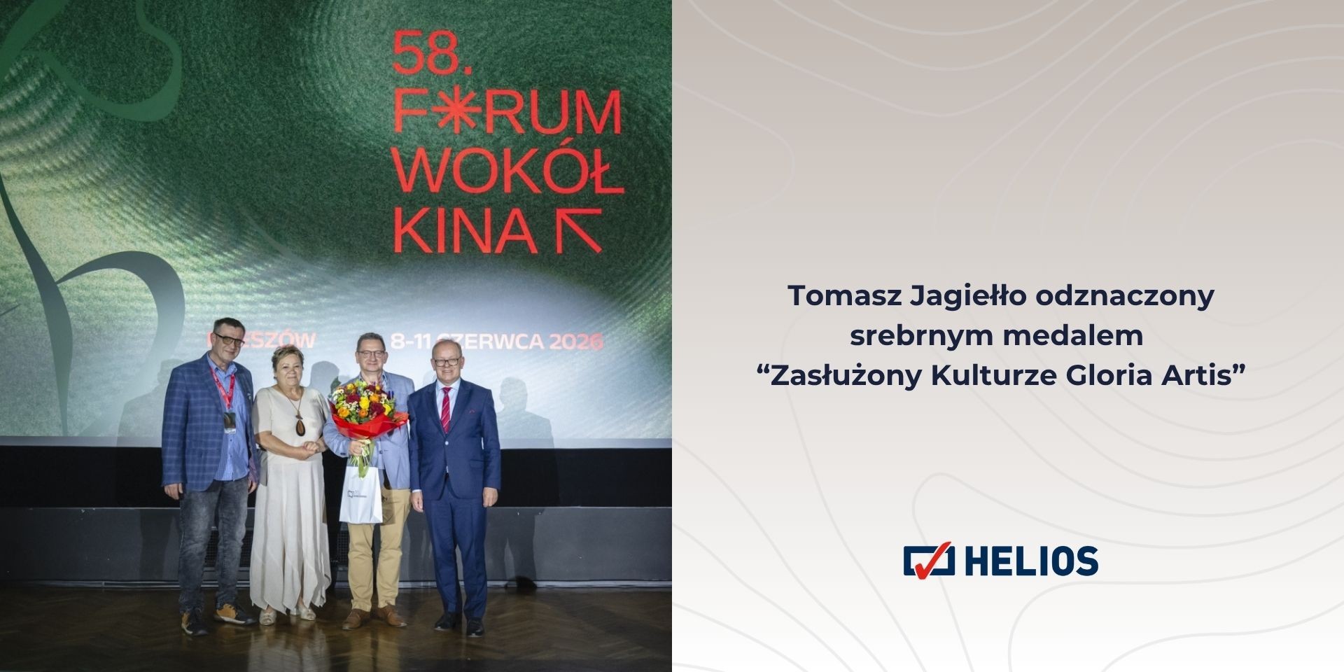 Tomasz Jagiełło odznaczony srebrnym medalem „Zasłużony Kulturze Gloria Artis”