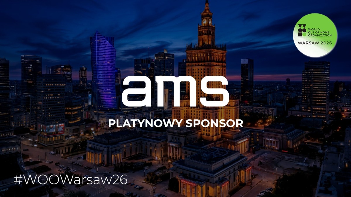 Światowa branża OOH spotka się w Warszawie. AMS platynowym sponsorem WOO Regional Forum