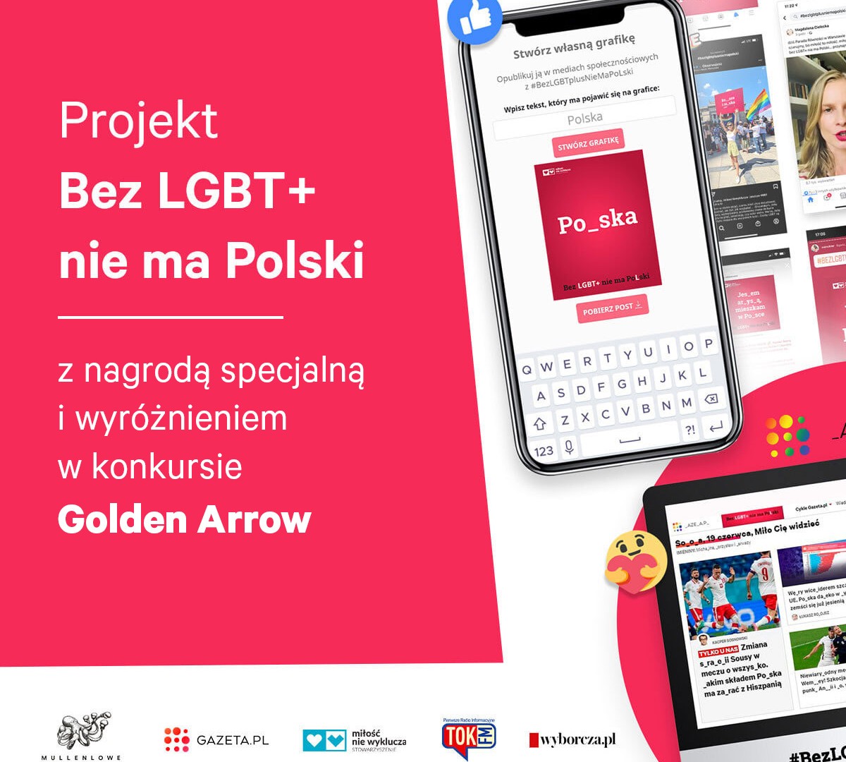Kampania „bez Lgbt Nie Ma Polski” Z Nagrodą Specjalną I Wyróżnieniem W Konkursie Golden Arrow 6423